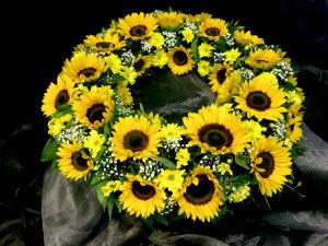 Sonnenblumenkranz