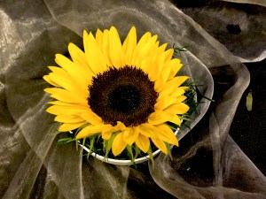 Gesteck klein Sonnenblume