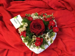 Valentinstagsgesteck