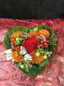 Valentinstag Gesteck