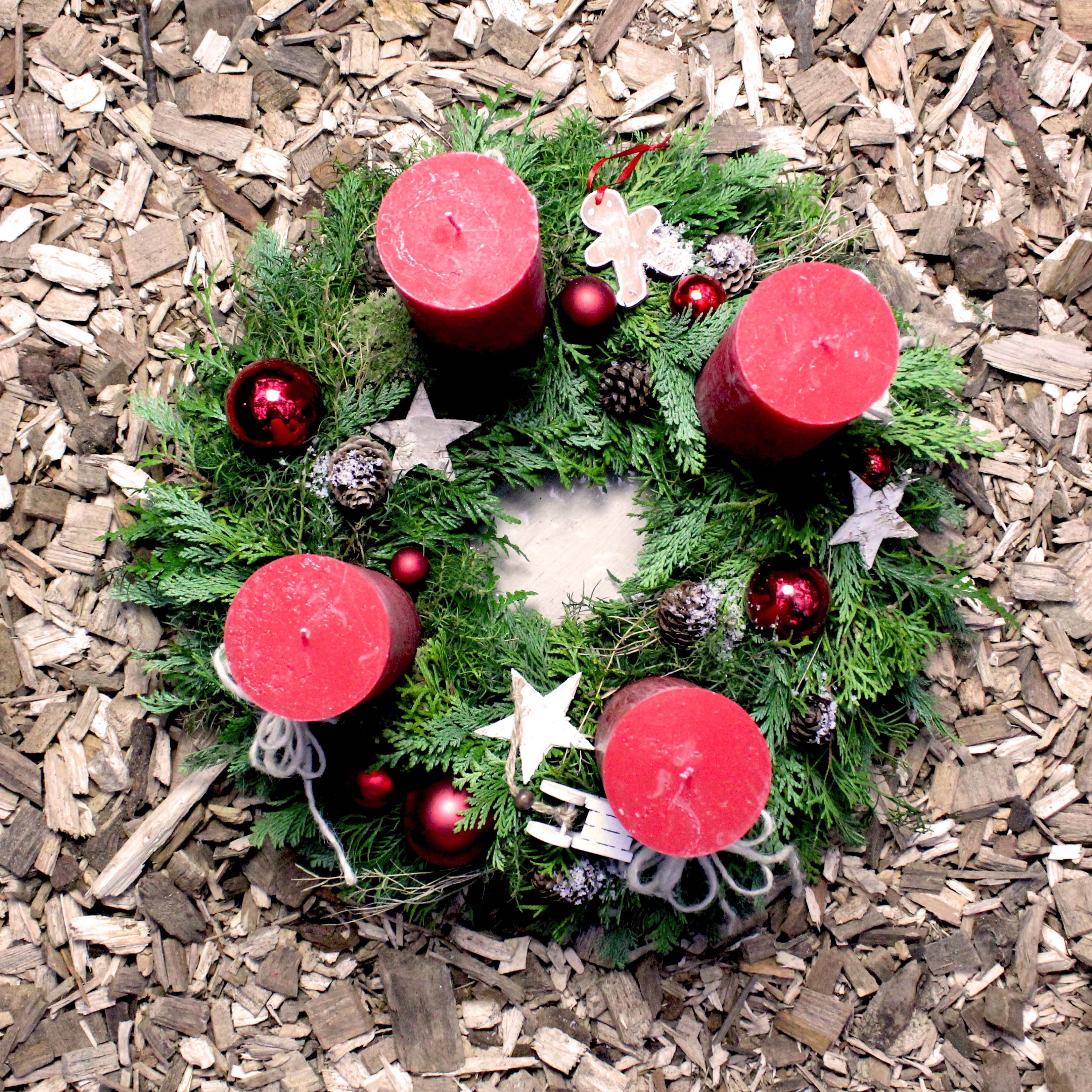 Adventskranz rot: 115.-