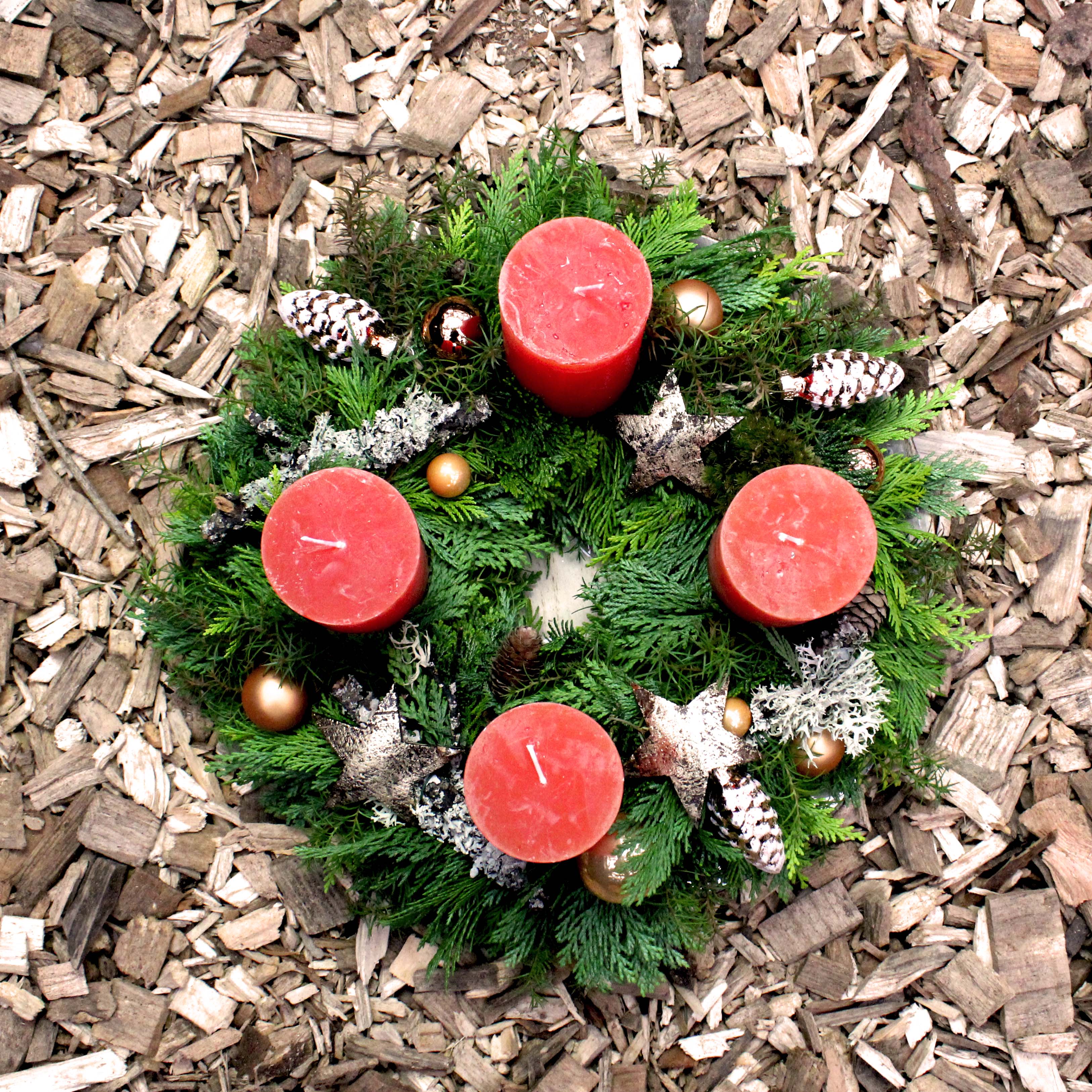 Adventskranz orange: 79.-