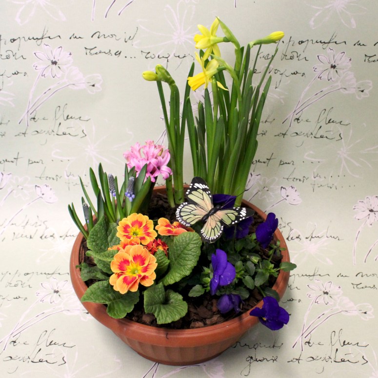 2. Blumenschale Frühling