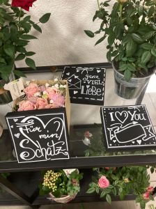 Blumen in der Box Valentinstag