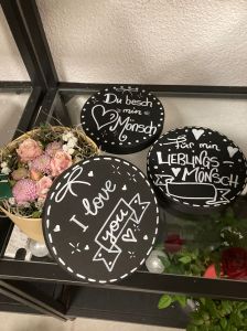 Blumen in der Box Valentinstag